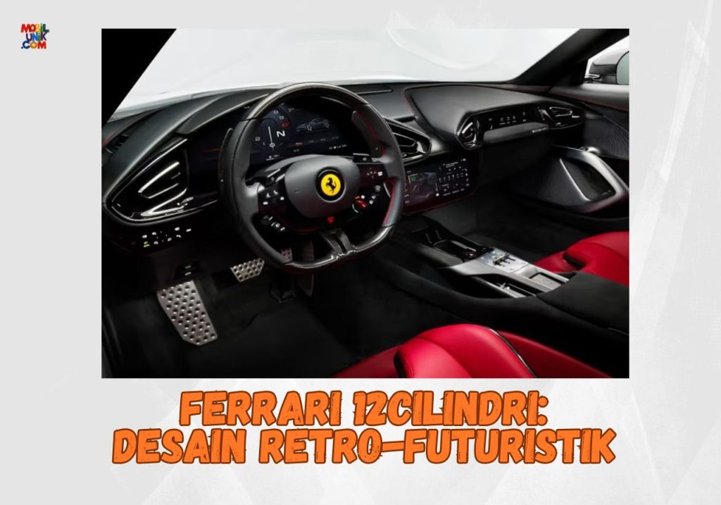 Ferrari 12Cilindri Desain Retro-futuristik